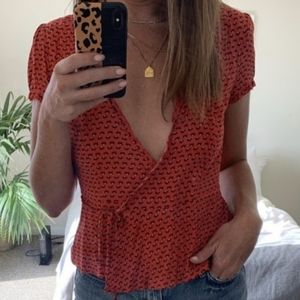 Free People Wrap Top